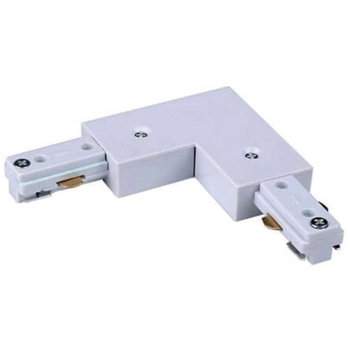 Zasilający L - ŁĄCZNIK szynoprzewodu LKATZ/BI Orlicki Design do szyny natynkowej 1-fazowej 230V biały