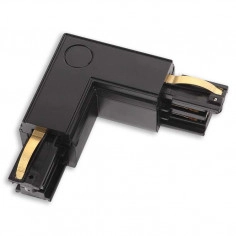 Zasilający L - łącznik uziemienie lewe MHT1-L/L-BK szyny 3-fazowej czarny