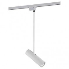 Reflektorek LAMPA sufitowa PROFILE EYE 9324 Nowodvorski metalowa OPRAWA tuba do 1-fazowego systemu szynowego biała